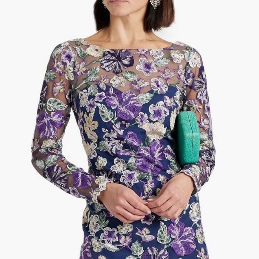 MARCHESA NOTTE Elegant tulle mini dress